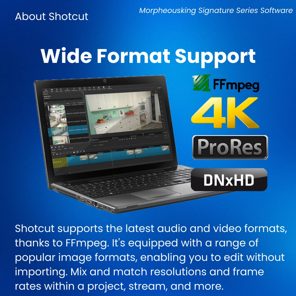 Shotcut PRO 2023 Video Editing Software Full Version DVD Lifetime for Windows - Image 4 of 4