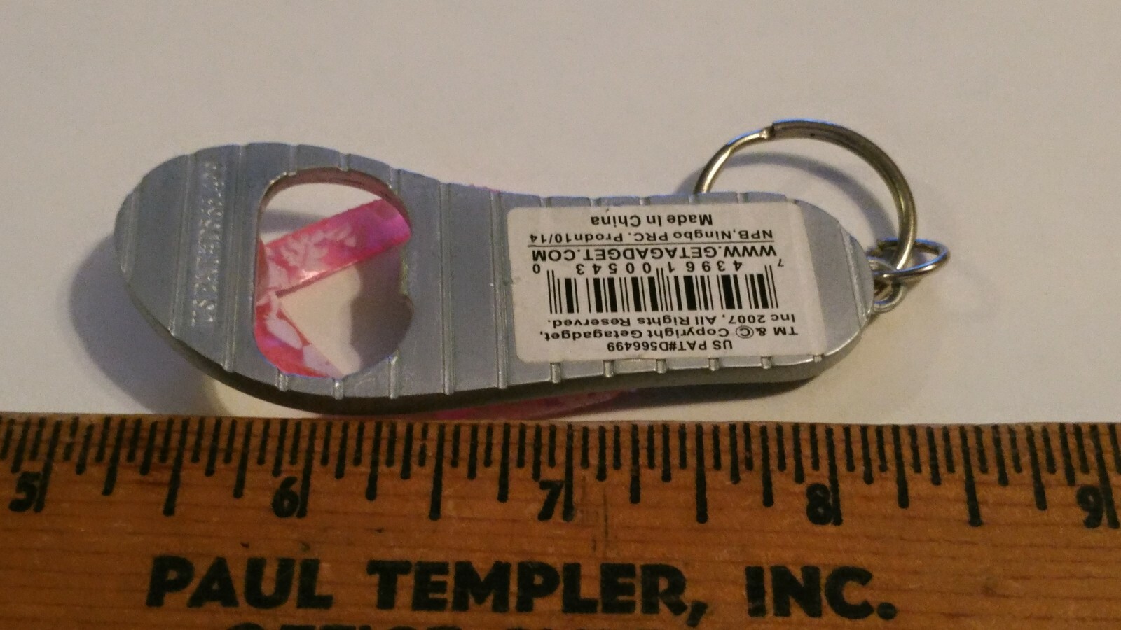 BELIZE Flip Flop Shoe Bottle Opener Collectible Travel Souvenir Metal Keychain