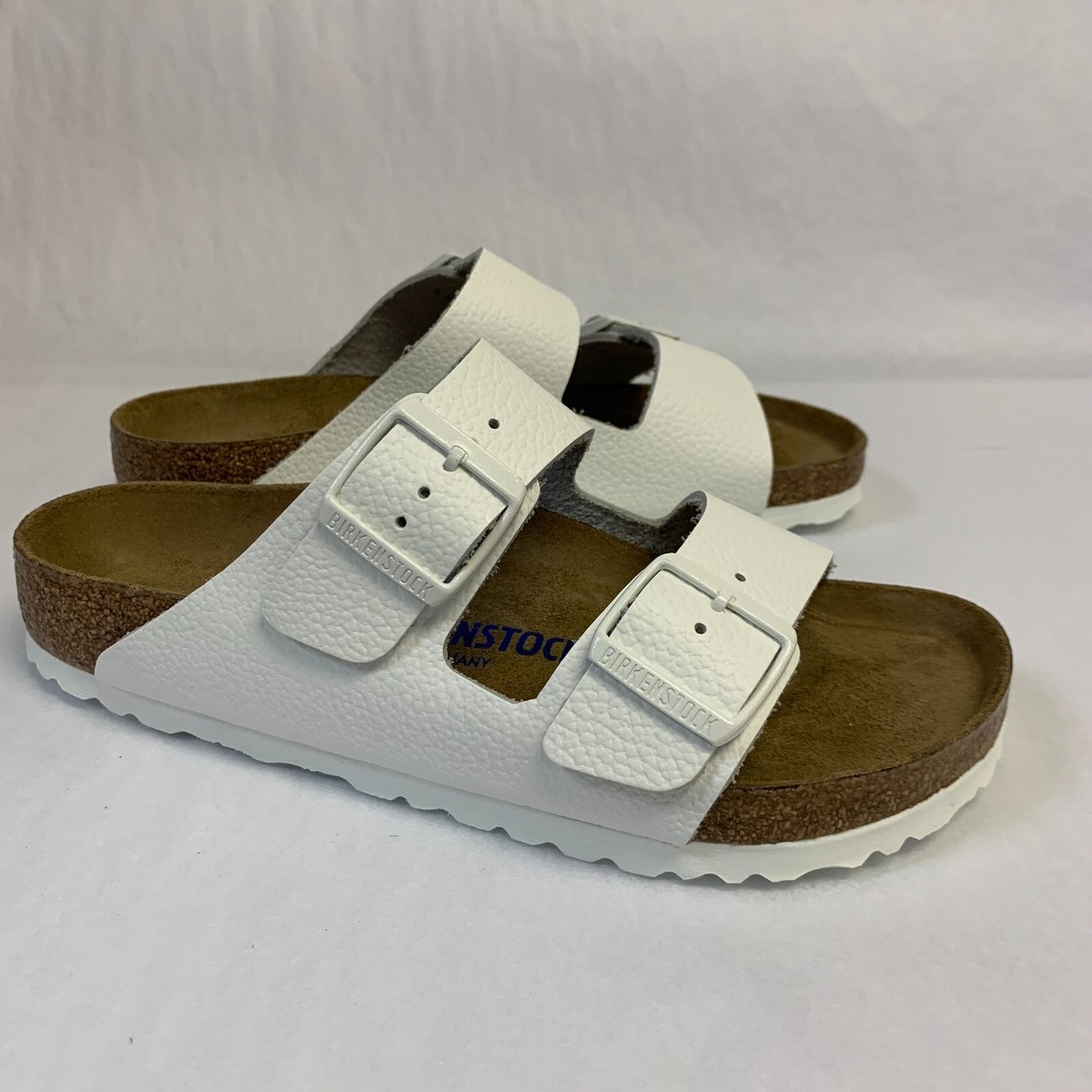 Birkenstock ARIZONA ホワイト 新品未使用 Birkenstock New w/ Box Arizona White Leather Soft Footbed