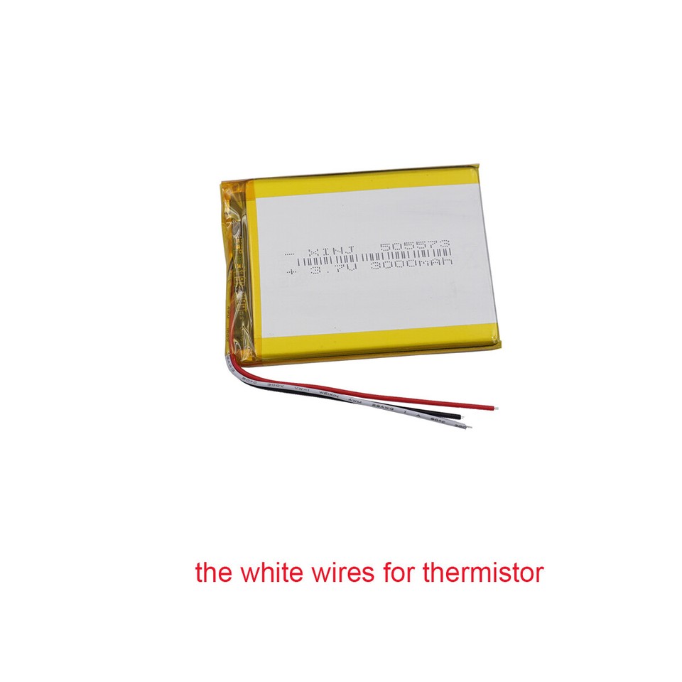 Batterie Rechargeable LiPo 3.7V 2000mAh - Modèle 505573 - Pour Lampe Ou Console