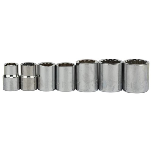 Stanley 46 Stück 3/8" SQ. Antrieb Steckschlüsselsatz doppelt Nickel Chromlegierung beschichtet - Bild 7 von 11