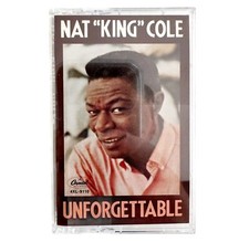 Nat King Cole Unforgettable 1984 Cassette Tape Vintage Blues R B Soul CBX6