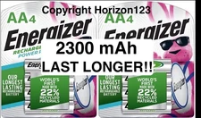 Energizer Recharge Power Plus AA 2300mAh Pick 2-4-8 or 16 Rechargeable Batteries