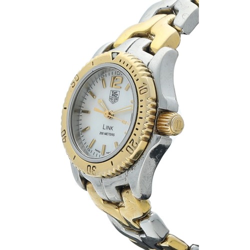 Tag Heuer Link WT1455 27 mm 18k Gold/Steel MOP Dial Quartz Women's Watch - Picture 2 of 7