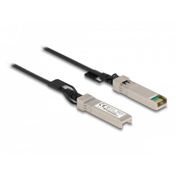 Cavo in Rame Twinax Passivo con Connettori SFP+ 10Gb 1m Nero