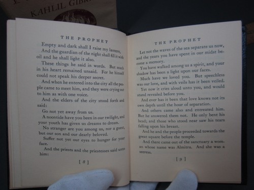 PROPHET Kahlil Gibran CLASSIC Pocket Edition 1978 Knopf Hardcover Jacke GUT+ - Bild 5 von 11