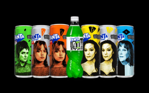 complete set of 6 FANTA / BEETLEJUICE 2, 330ml cans + 500ml PET bottle, Belgium - Picture 9 of 9