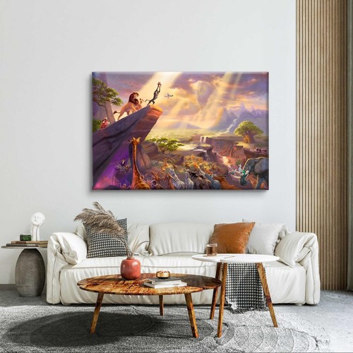 Disney The Lion King Children Cartoon Painting Wall Art Framed Canvas 20x30" - Picture 2 of 7