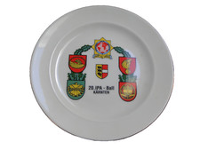 Polizei  Porzellan-Teller  20. IPA  Ball  Kärnten ca 17 cm