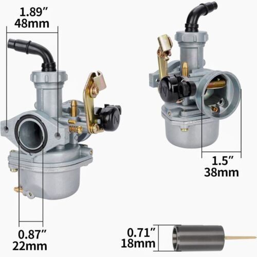 PZ22 22mm Carburetor For 50cc 110cc 125 Pit Dirt Bike ATV Quad Honda Yamaha New
