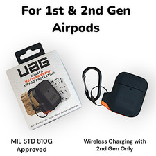 UAG Rugged Weatherproof AirPods 1st  2nd Gen Protective Case Dust Proof