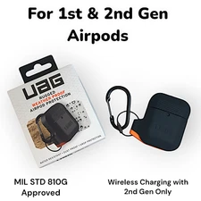 UAG Rugged Weatherproof AirPods 1st & 2nd Gen Protective Case Dust Proof