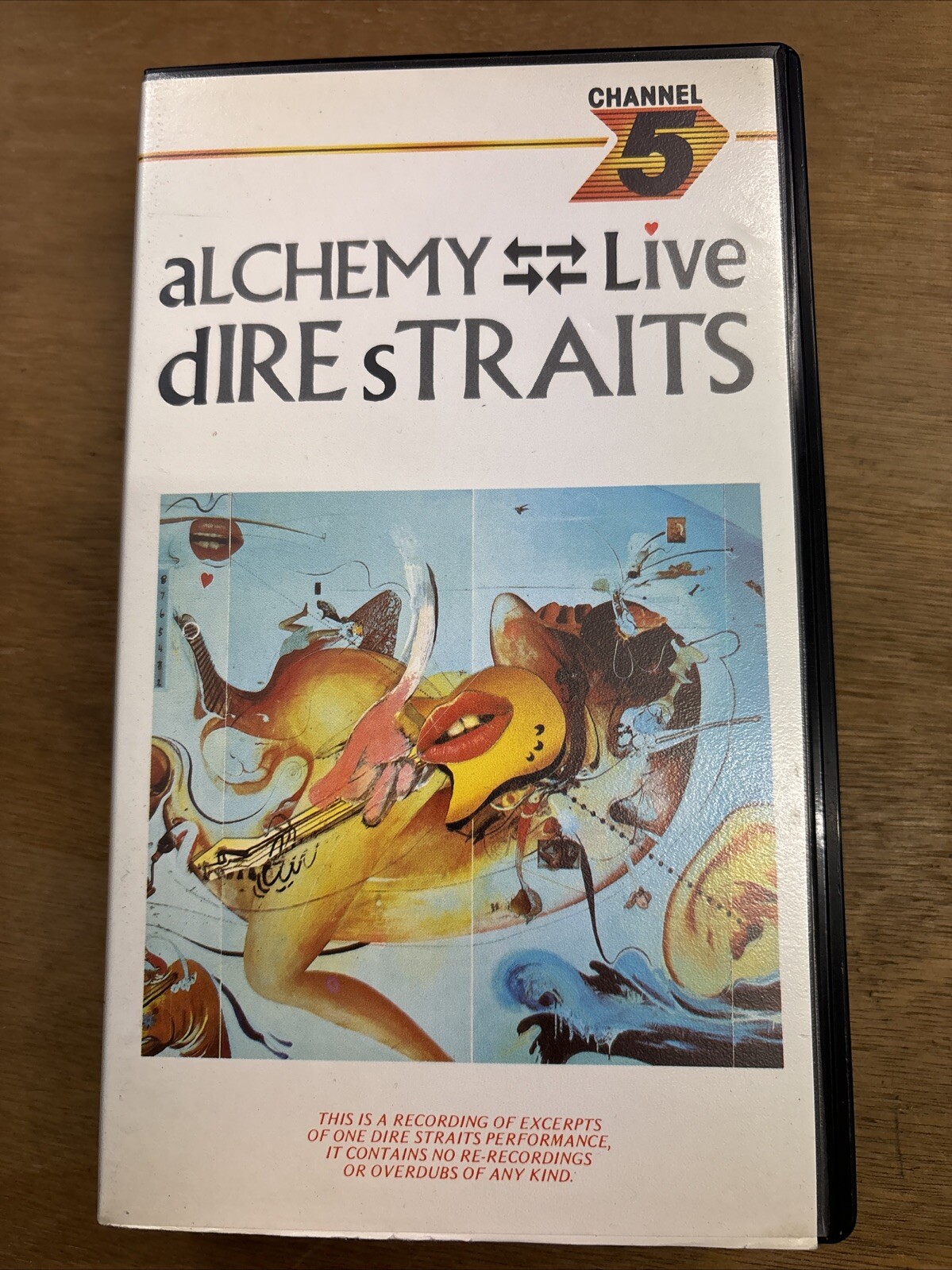 VINTAGE VHS VIDEO ~ DIRE STRAITS - ALCHEMY LIVE ~ RARE ~ IN CONCERT