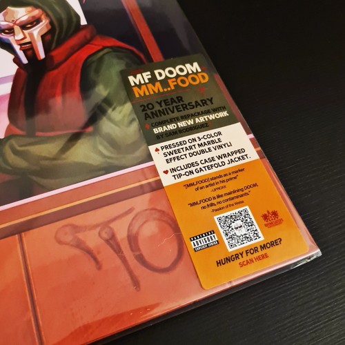MF DOOM - MM..FOOD Limited Edition SWEETART MARBLE 2x Vinyl LP Hip Hop Rap Assai - Picture 2 of 4