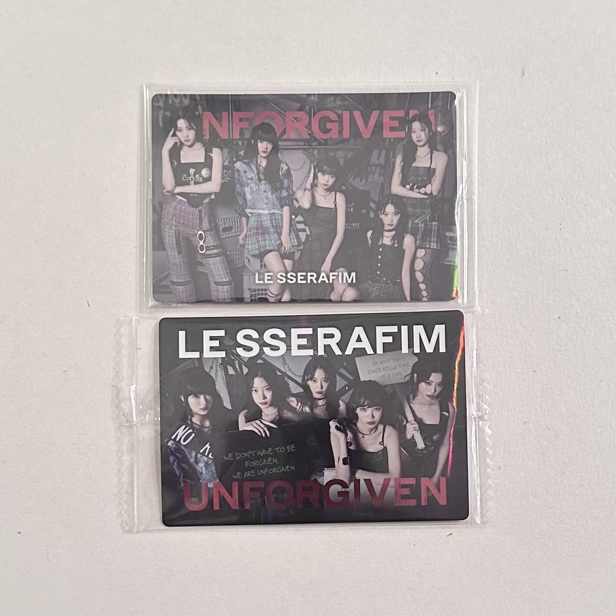 LE SSERAFIM] UNFORGIVEN JP / BANDAI Wafer benefit random sticker