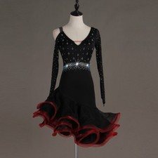 Latin Ballroom Competitio  n Dance Dress Modern Waltz Tango Standard Dress F408