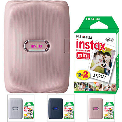 FUJIFILM INSTAX Mini Link Fuji Smartphone Printer All Colors + 20 Film  Sheets | eBay