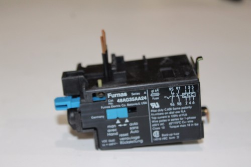 SIEMENS/FURNAS US-15 OVERLOAD RELAY 48AG35AA24, TRI-ELEMENT - Picture 5 of 7