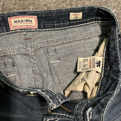 Jeans Capri Femme MEK Jhansi - Taille 27, Longueur 23 (27x23) - Déchiré/distressed - Occasion Très Bon état