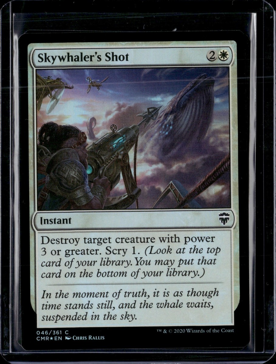 Skywhaler's Shot - 46 - Foil - CMR - NM - MTG Magic the Gathering | eBay Skywhaler's Shot - 46 - Foil - CMR - NM - MTG Magic the Gathering | eBay