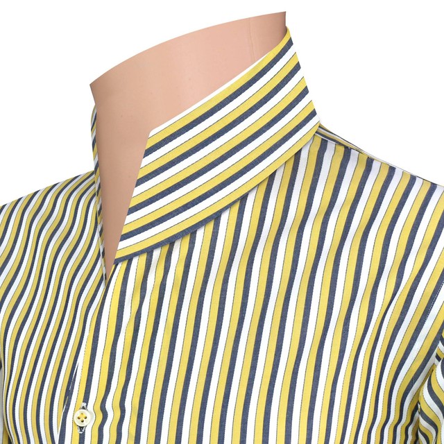 Unique High Open Collar Shirts