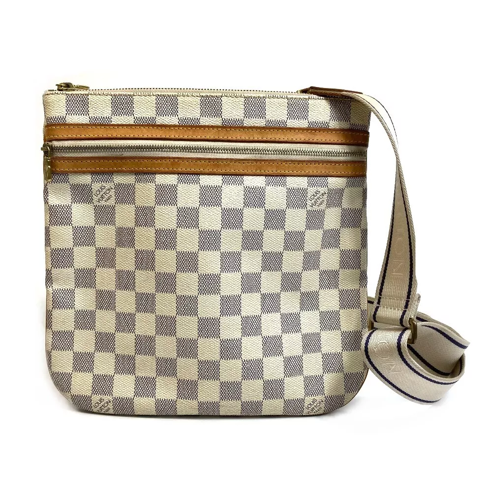 Louis Vuitton Vintage - Damier Azur Pochette Bosphore Bag - Brown