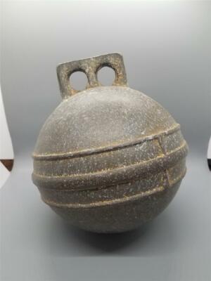 Vintage Commercial Zinc Fishing Net Float - 8 Inch - Marked Phillips England