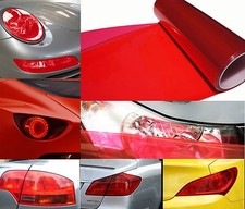 Scheinwerfer Folie Tönungsfolie Nebelscheinwerfer Rückleuchten Schwarz Rot Gelb
