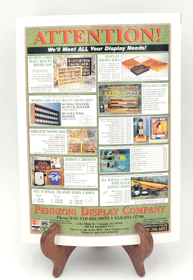 Tuff Stuff Magazine July 1998 Michael Jordan Chicago Bulls HOF NBA - Imagem 2 de 3