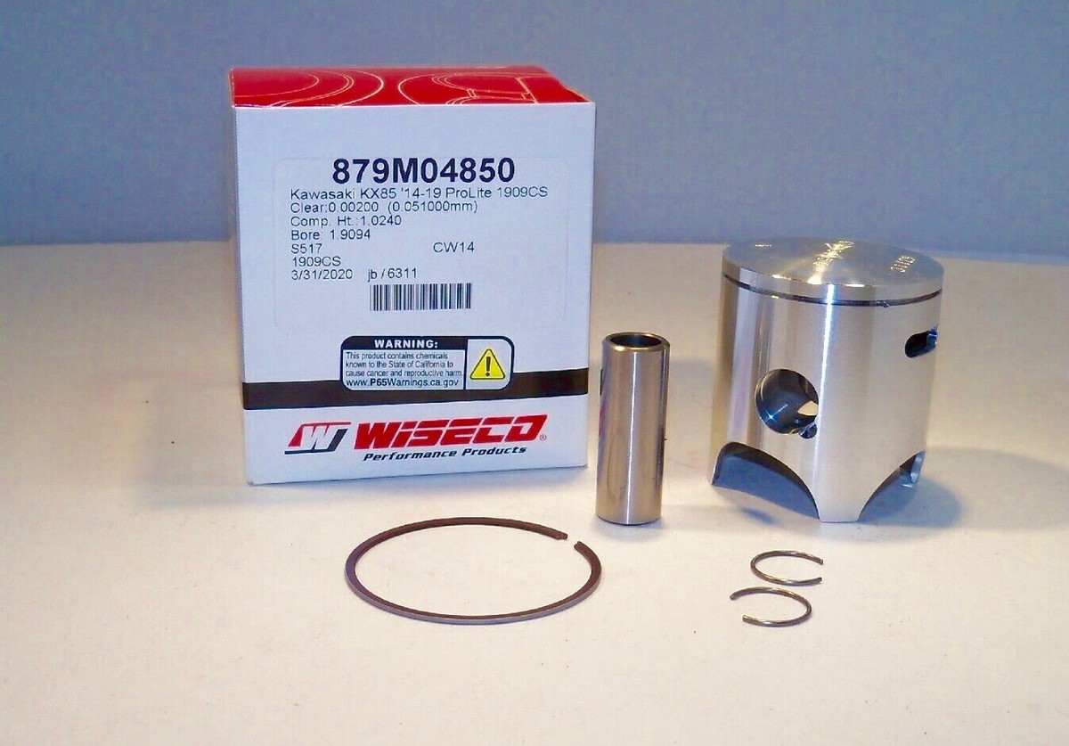 Kawasaki KX85 Wiseco Piston Kit 48.50mm Std Stock Bore 2020