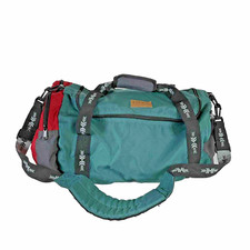 2016 Dakine EQ Duffle 51L Duffel Bag with Shoulder Strap Color Block Green Red