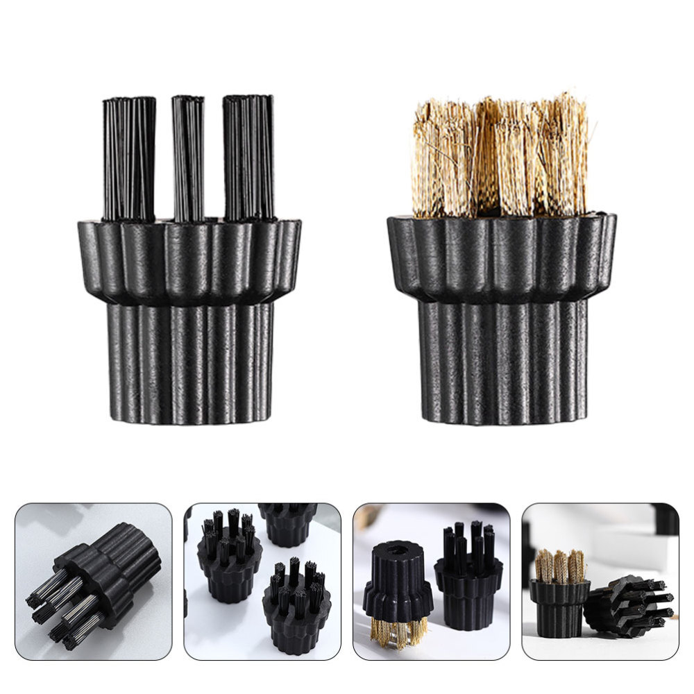 6 Pcs Steam Cleaner Accessories Cleaning Brush Heads High Pressure