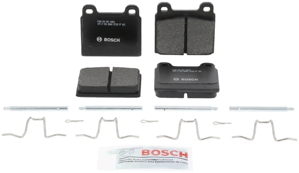 Передние керамические тормозные колодки для 1986-1987 Maserati Spyder Bosch QuietCast - Изображение 3 из 4