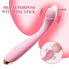 Rabbit Vibrator G-spot Dildo Vibe Waterproof Massager Sex Toys for Women Female