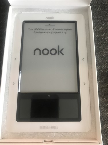 Barnes & Noble Nook 1st Gen Wi-Fi eBook Bundle Reader BNRV100 For Parts - Picture 3 of 6