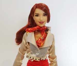 details zu mattel collector barbie stardoll bonjour bizou puppe rote haare w2204 2010