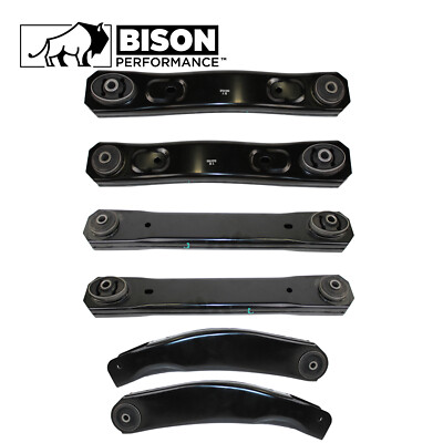 Bison Performance 6pc Front Rear Suspension Control Arm Kit For Grand Cherokee