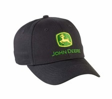 LP69225 John Deere Licensed Black NRLD Structured Cap / Hat
