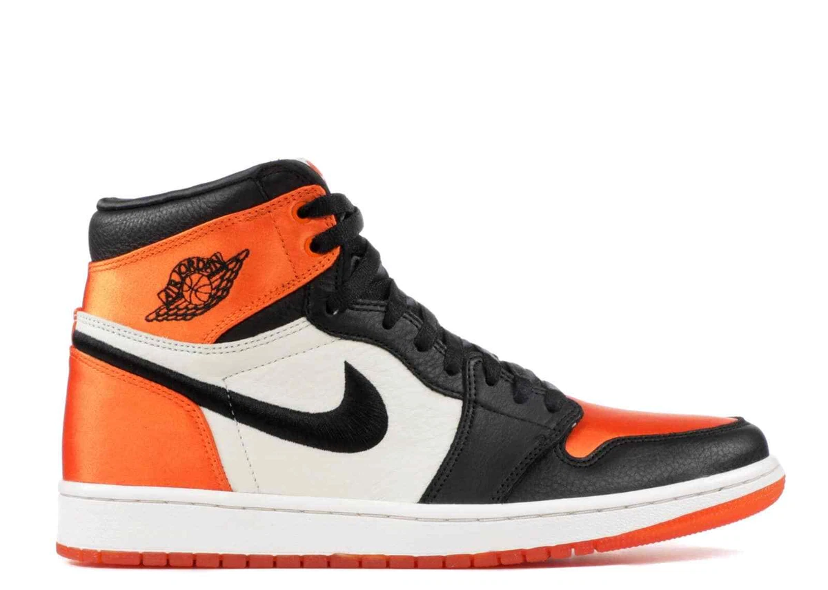 Orange satin deals air jordan 1