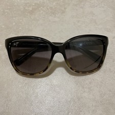 MAUI JIM STARFISH MJ 744-02T BLACK TORTOISE WITH GREY POLARIZED SUNGLASSES 6F NM