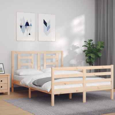 Giroletto In Legno Massello Di Pino VidaXL 140x200 Cm - Struttura Robusta E Design Salvaspazio, Senza Materasso