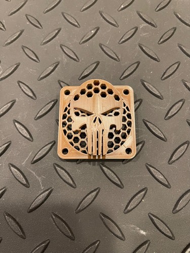 50mm Computer CPU Fan Cover, Kraton Outcast Motor Cooling Fan 3D Punisher Skull - Picture 18 of 23