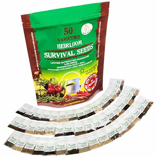 Patriot Seeds Organic Seed Vault Survival Kit Nongmo 100 Heirloom