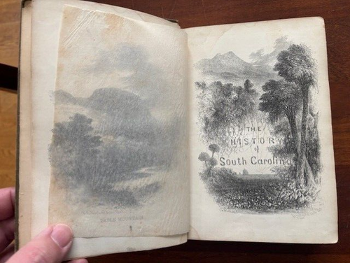 RARE 1860 History of South Carolina, by William Gilmore Simms in Original Cloth - Picture 3 of 3