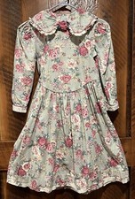 Vintage Polly Flinders Floral Tea Dress Prairie Cottagecore 1990’s Size 10