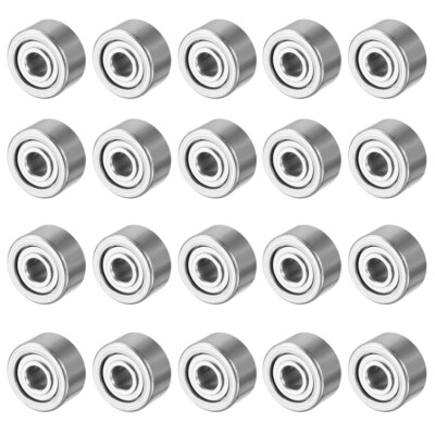 20 pcs MR62ZZ 2mmx6mmx2.5mm Double Shielded Miniature Deep Groove Ball Bearing