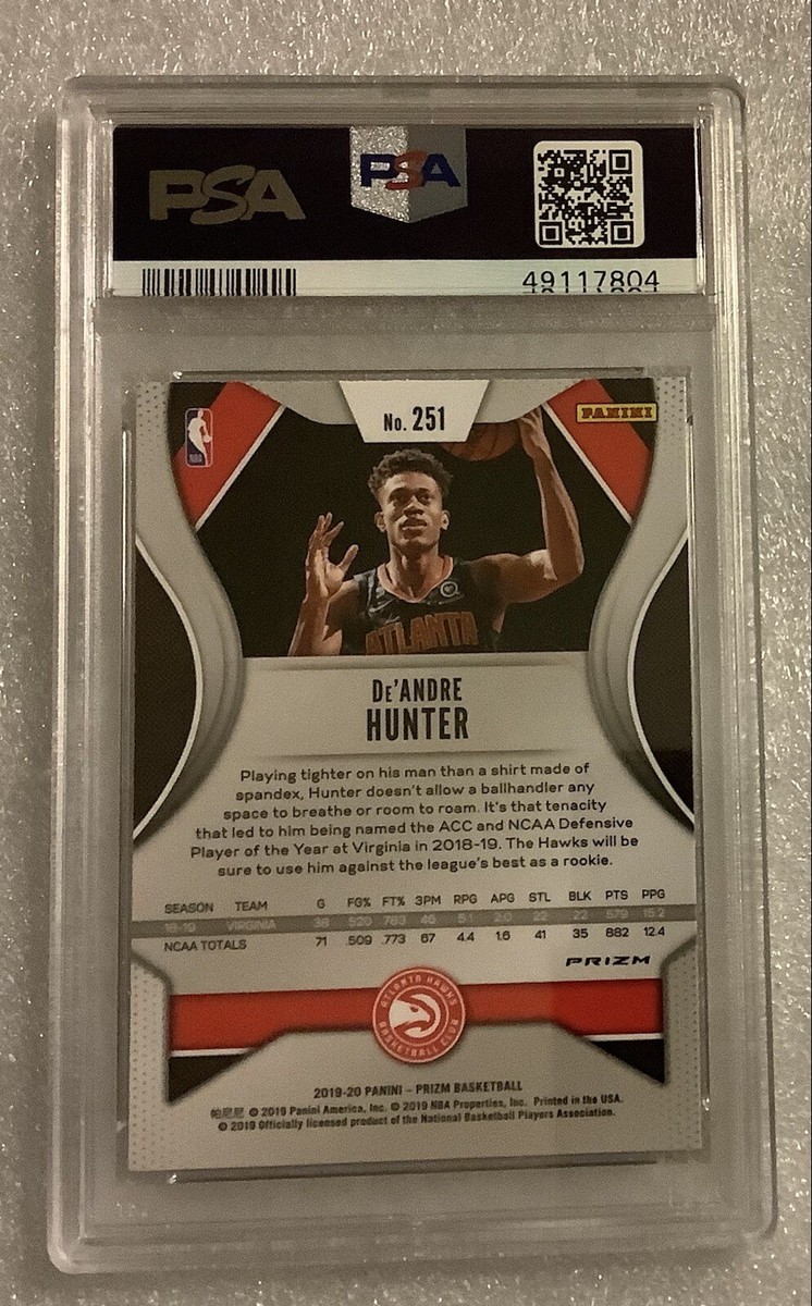 PSA 9 2019 Panini Prizm DeAndre Hunter Tiger Stripe Choice