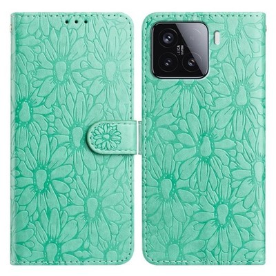 For Xiaomi 15T 5G Daisy Embossed Leather Phone Case Cover Shell