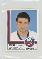1987-88 Panini Album Stickers Brent Sutter #99 0q3