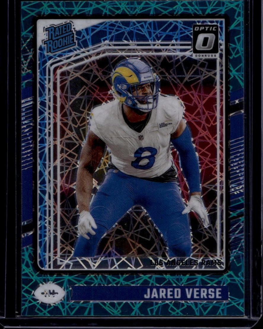 2024 Donruss Optic #242 Jared Verse Teal Velocity